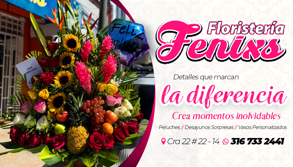 FLORISTERIA FENIXS - Detalles - Arreglos Florales - Ramos Naturales y Artificiales - Ramos Fúnebres - Desayunos Sorpresas