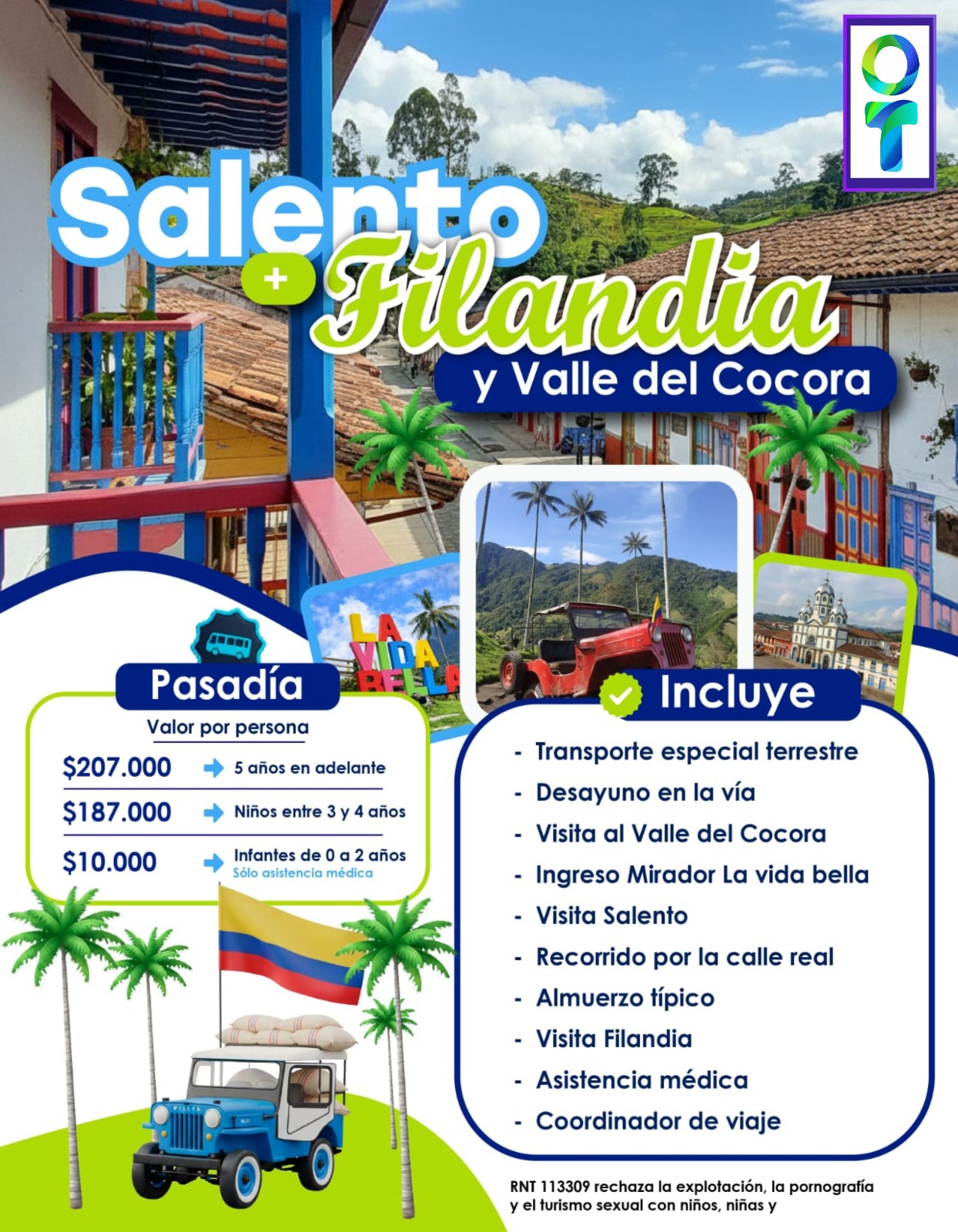foto Salento + Filandia + Valle del Cocora